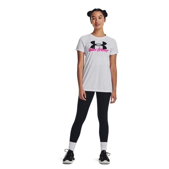 Black Graphic Relaxed T-Shirt with Crew Neck and Short Sleeves - Picture 4 of 6